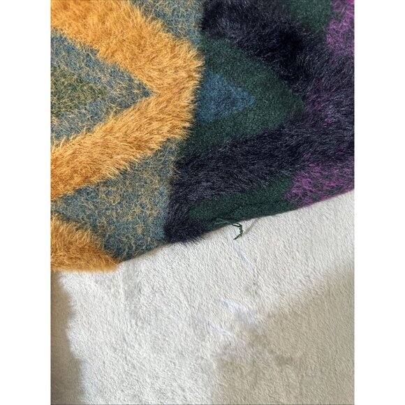 Bel kazan anthropologie os cardigan eyelash knit chevron open front sweater - Picture 9 of 11